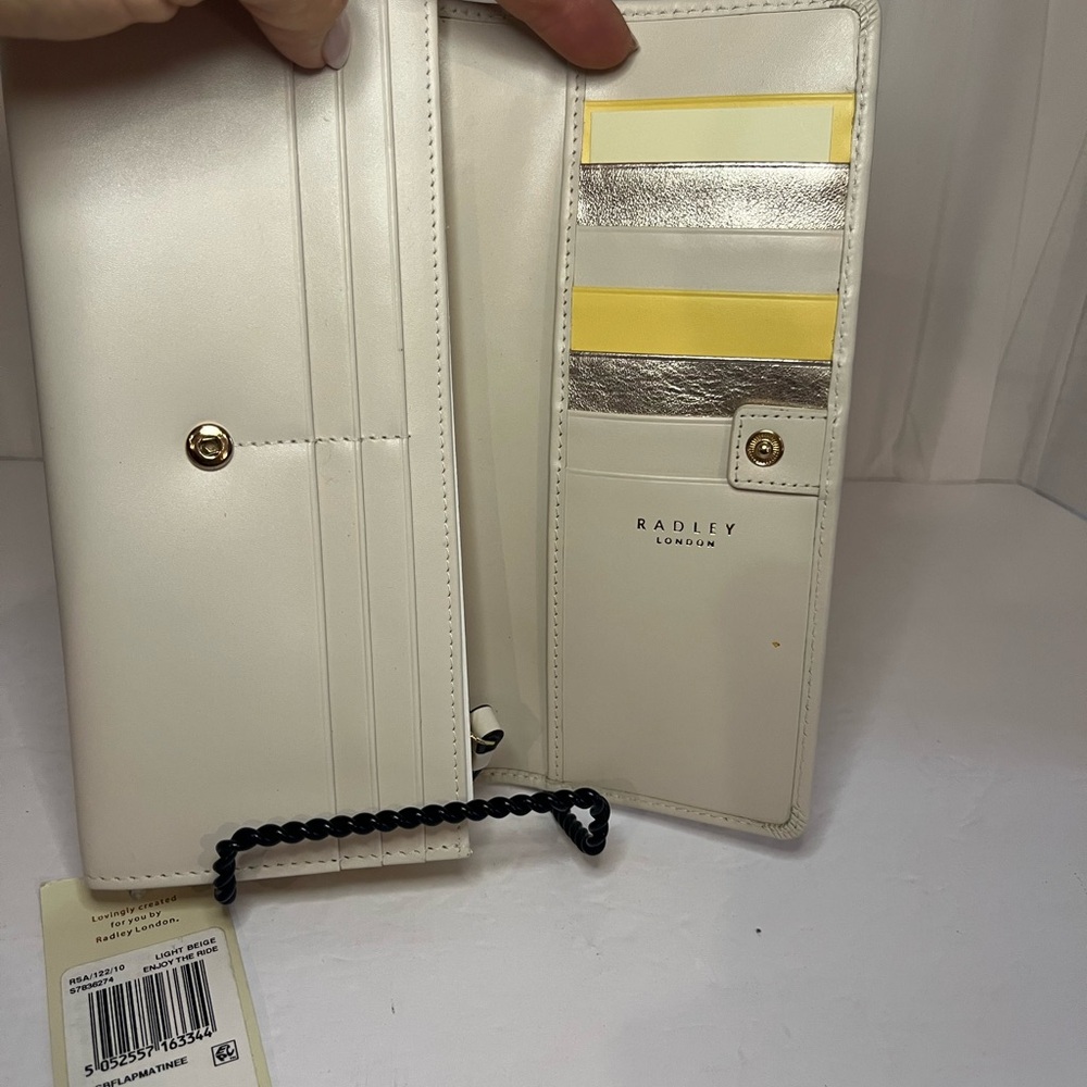 Radley London Cream Wallet with Red Scooter Motif - Picture 3 of 5